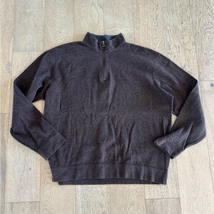 Ralph Lauren Polo Half Zip Pullover Brown XL